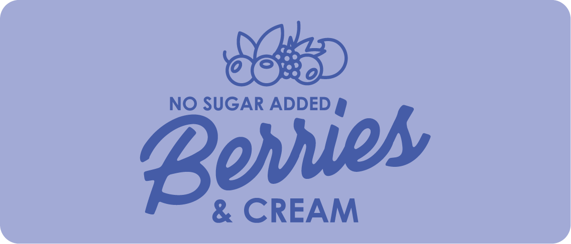 No Sugar Added Berries  & Cream